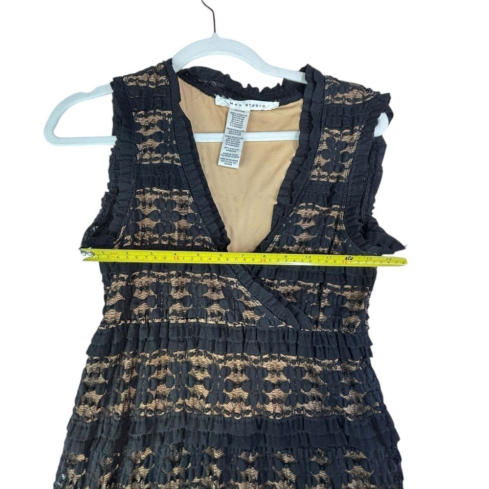 Max Studio Crocheted Lace Overlay Dress - Picture 8 of 8